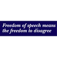 Freedom of speech 