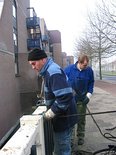 Vissen op de Karnemelksbrug