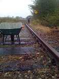 SPOOR SPOORDIJK SPANGEN ONTMANTELD