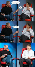 Steve Jobs vs. Bill Gates