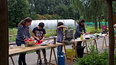 Martabak en Tomatensoep met prei en tomaten vers van het land en uit de kas