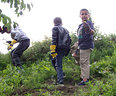 De hellingproef in de moestuin